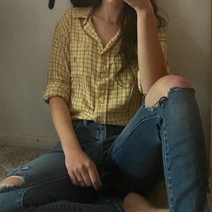 Ralph Lauren | Vintage Yellow Plaid Flannel